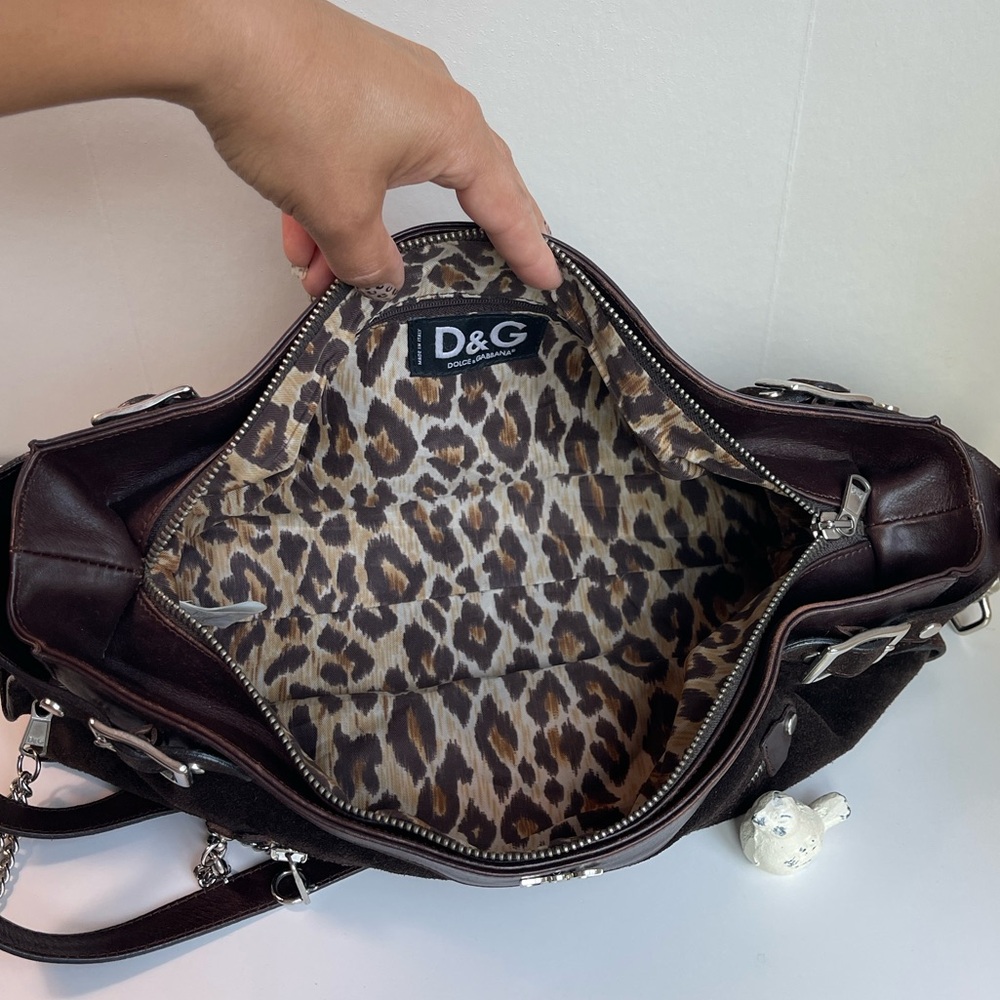 Dolce & Gabbana 1970 Vintage Leather Shoulder Bag - Picture 7 of 16